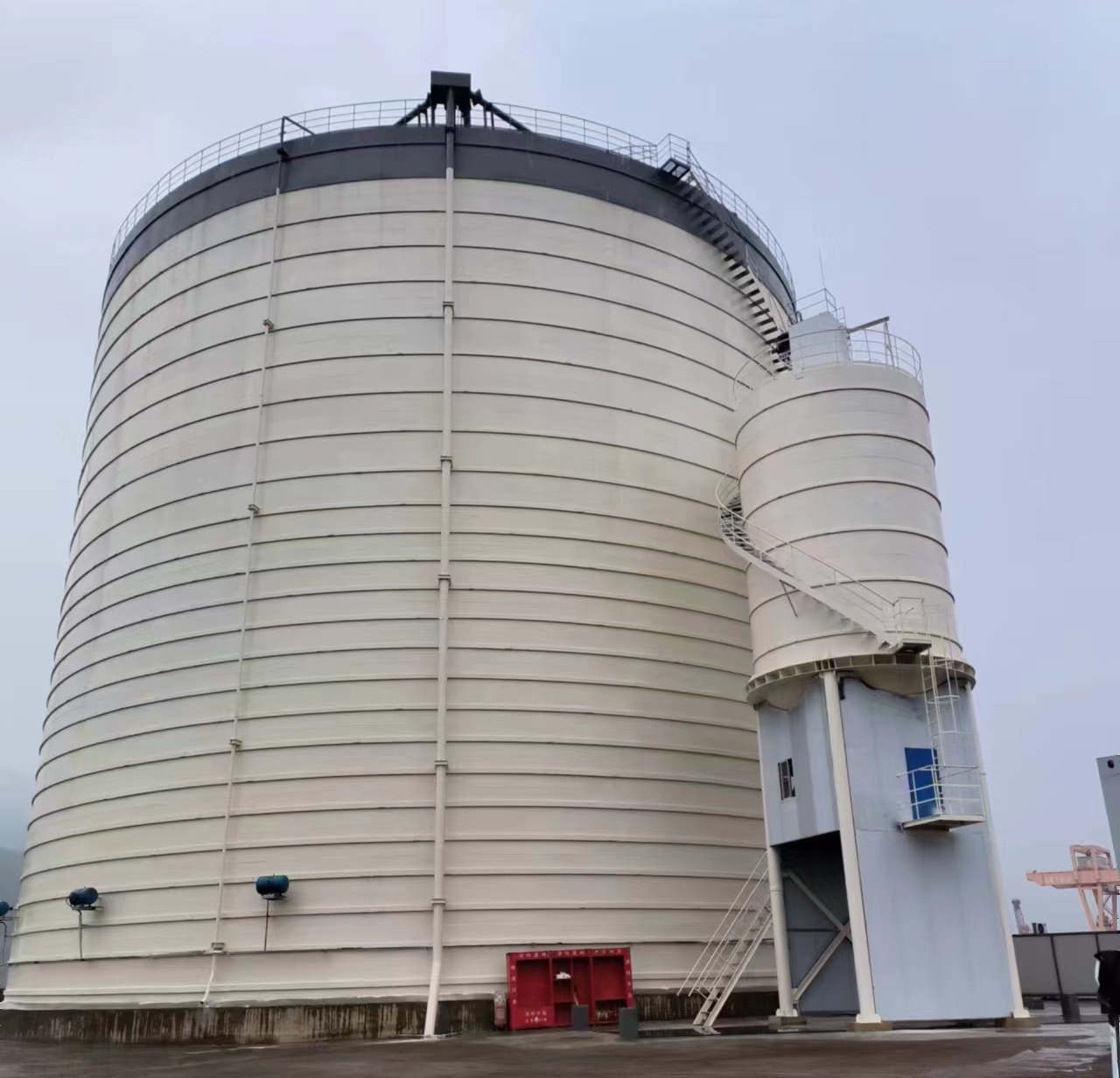 镇坪10万吨水泥钢板库